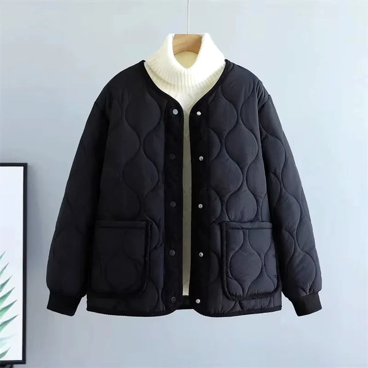 Tess Dames Elegante Gewatteerde Winterjas