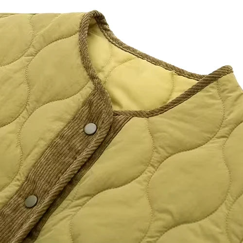 Tess Dames Elegante Gewatteerde Winterjas