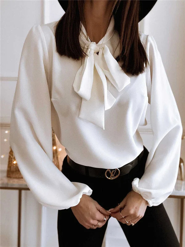 Tindra - Stijlvolle Blouse met Strik voor Dames