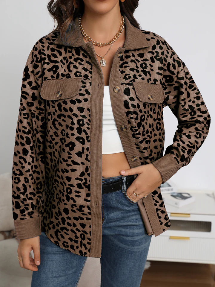 Wilma - Jas met luipaardprint